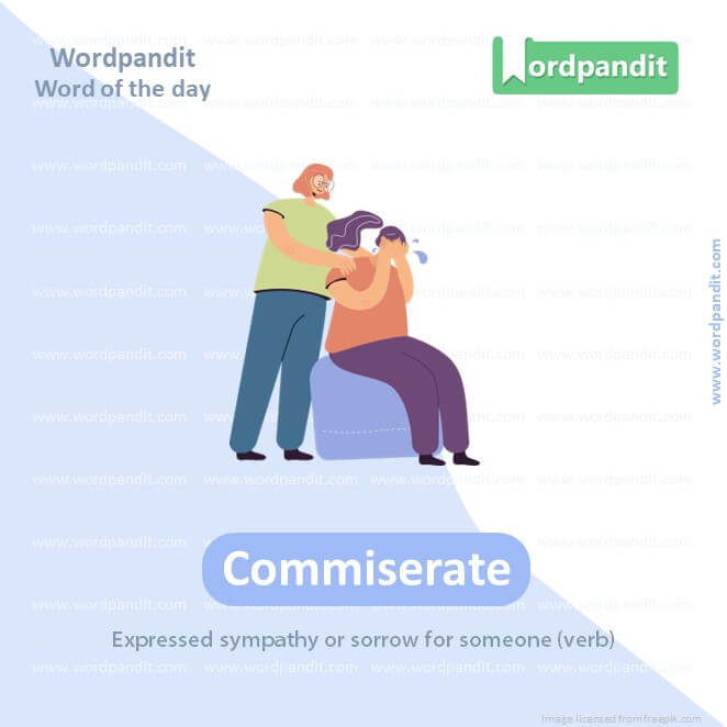 Commiserate Picture Vocabulary