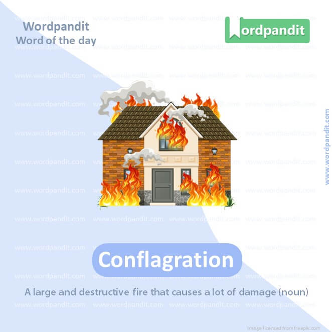 Conflagration Picture Vocabulary