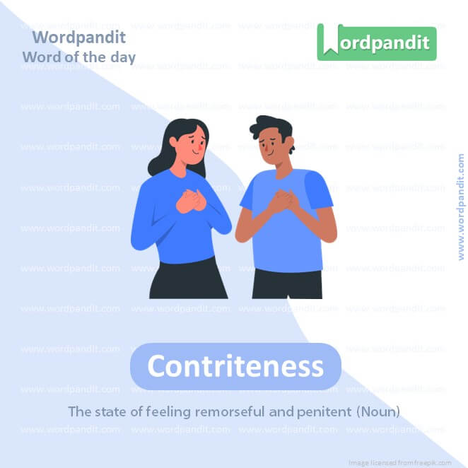 Contriteness Picture Vocabulary