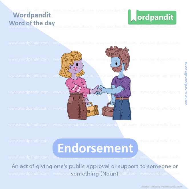 Endorsement Picture Vocabulary