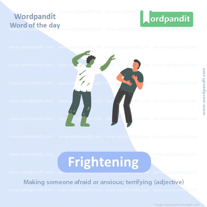 Frightening Picture Vocabulary