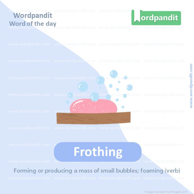 Frothing Picture Vocabulary