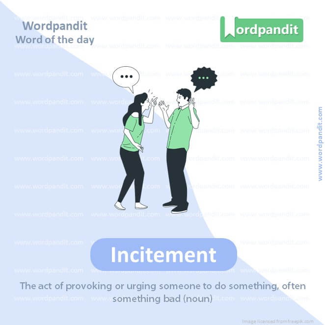 Incitement Picture Vocabulary
