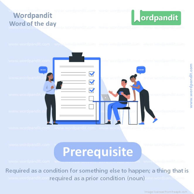 Prerequisite Picture Vocabulary