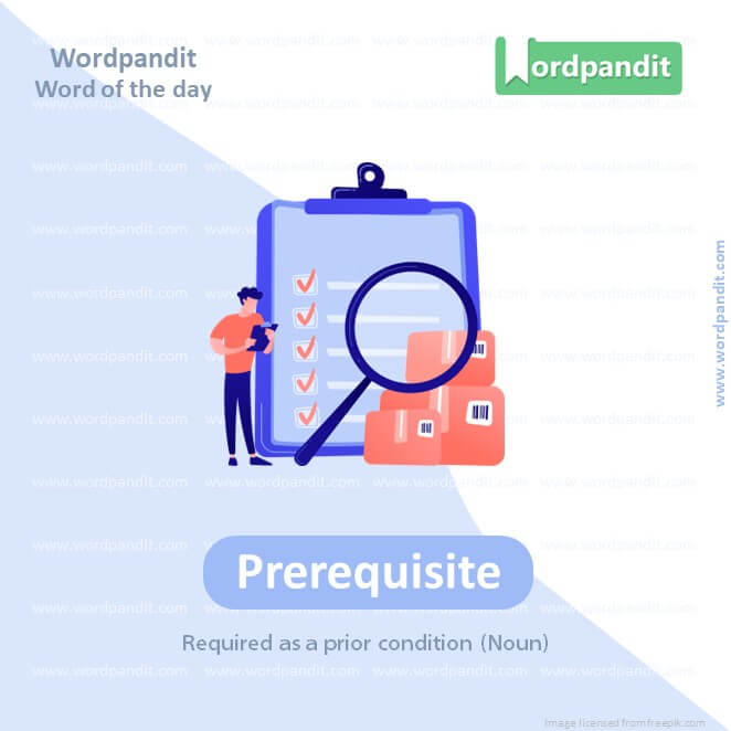 Prerequisite Picture Vocabulary