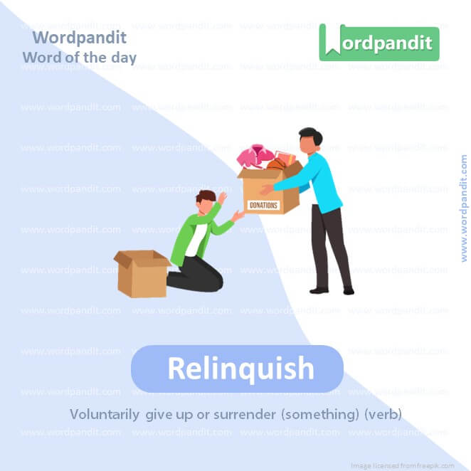 Relinquish Picture Vocabulary