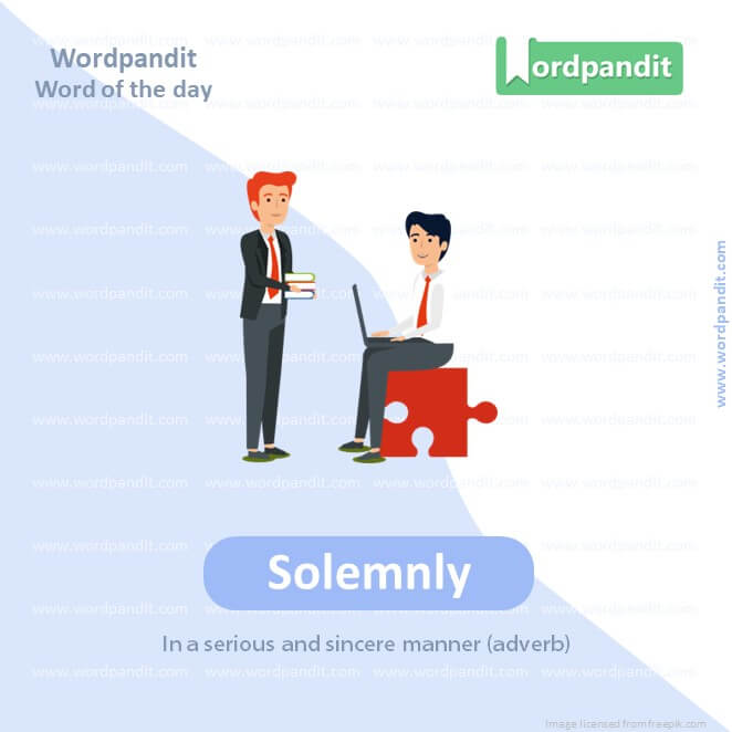 Solemnly Picture Vocabulary