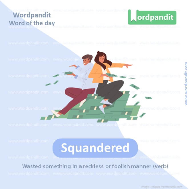 Squandered Picture Vocabulary