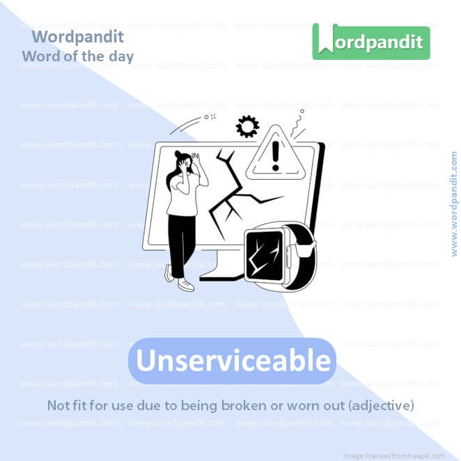 Unserviceable Picture Vocabulary