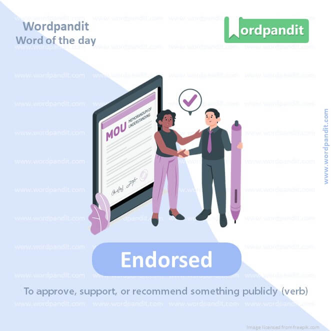 Endorsed Picture Vocabulary