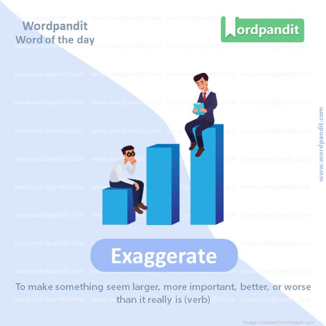 Exaggerate Picture Vocabulary