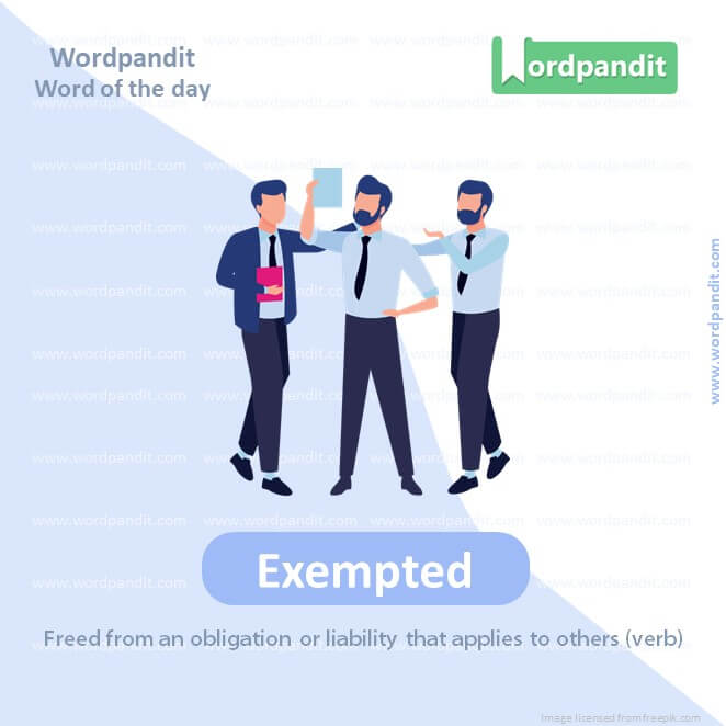 Exempted Picture Vocabulary