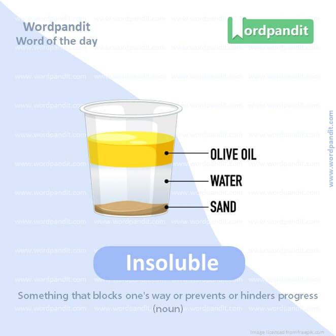 Insoluble Picture Vocabulary