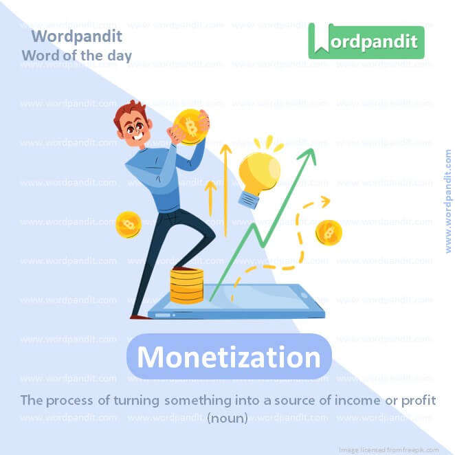 Monetization Picture Vocabulary