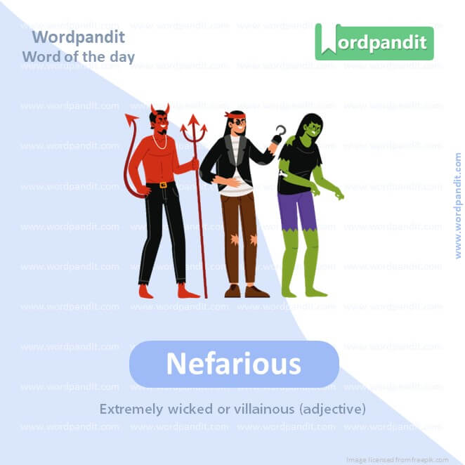 Nefarious Picture Vocabulary