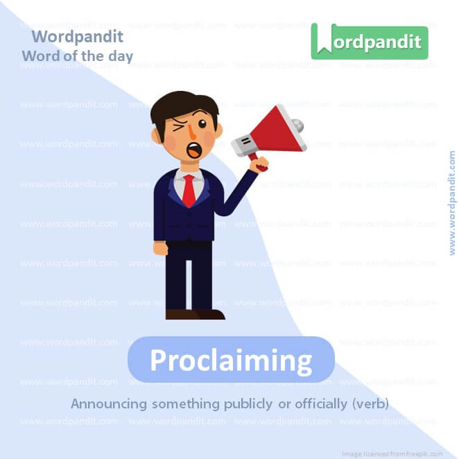 Proclaiming Picture Vocabulary