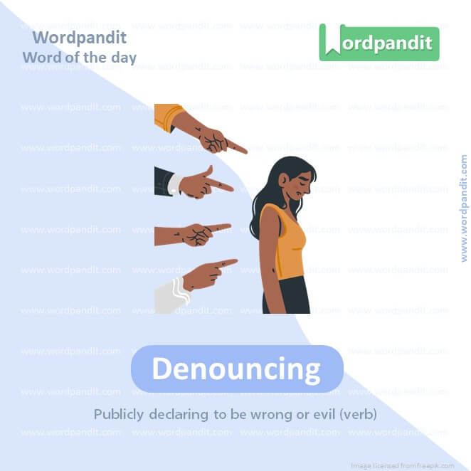 Denouncing Picture Vocabulary