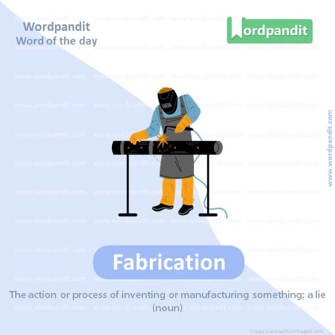 Fabrication Picture Vocabulary