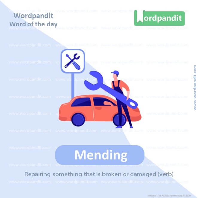 Mending Picture Vocabulary