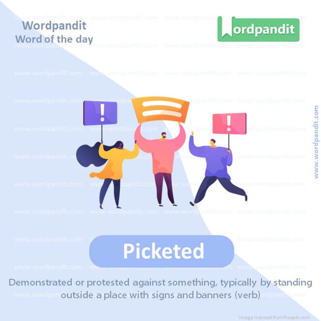 Picketed Picture Vocabulary