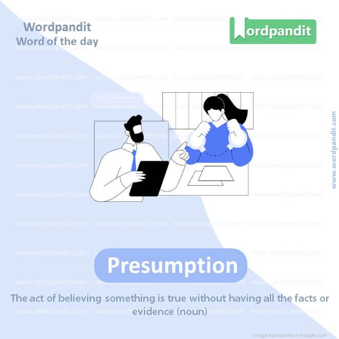 Presumption Picture Vocabulary