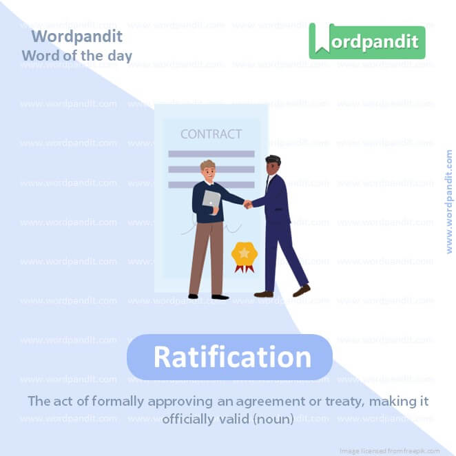 Ratification Picture Vocabulary