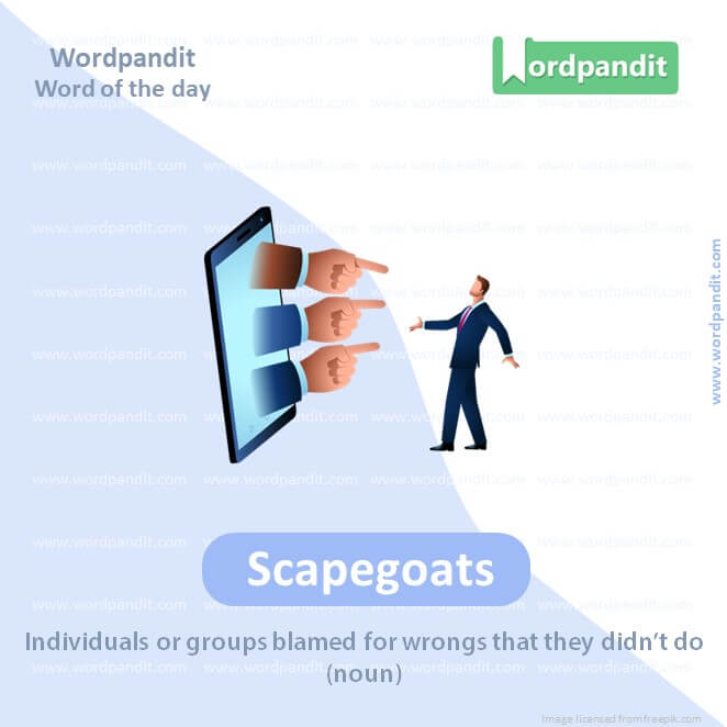Scapegoats Picture Vocabulary