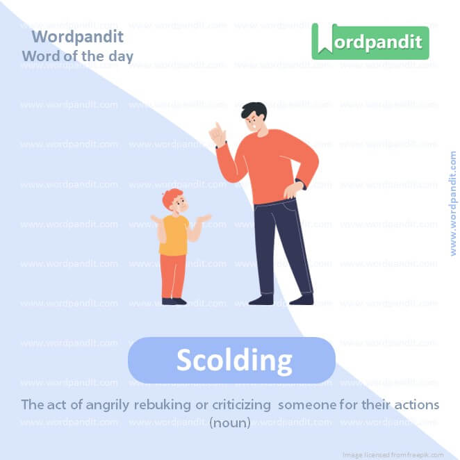 Scolding Picture Vocabulary