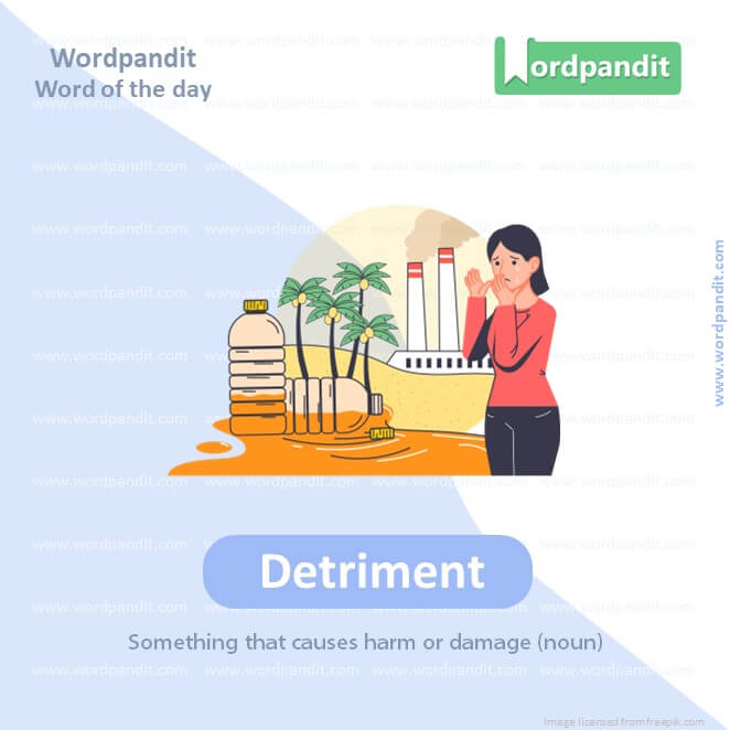 Detriment Picture Vocabulary