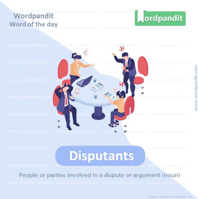 Disputants Picture Vocabulary