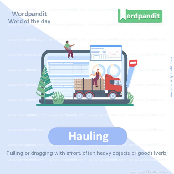 Hauling Picture Vocabulary