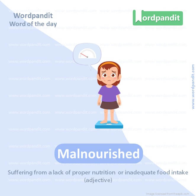 Malnourished Picture Vocabulary