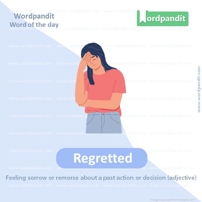 Regretted Picture Vocabulary