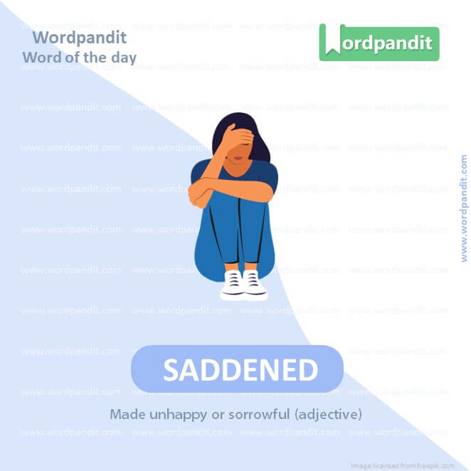 Saddened Picture Vocabulary