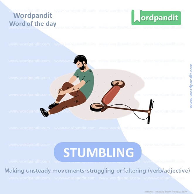 Stumbling Picture Vocabulary