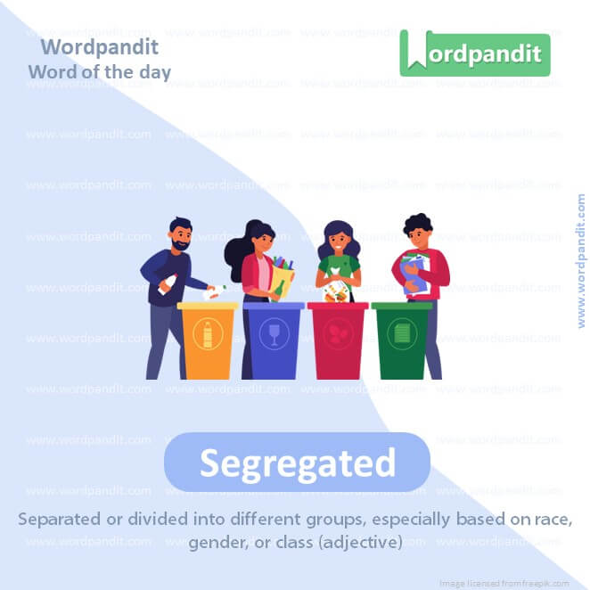 Segregated Picture Vocabulary
