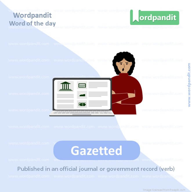 Gazetted Picture Vocabulary