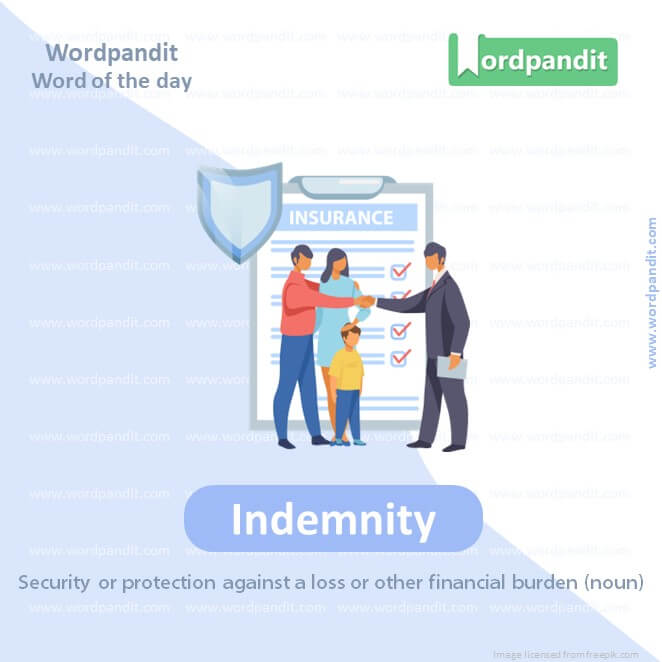 Indemnity Picture Vocabulary