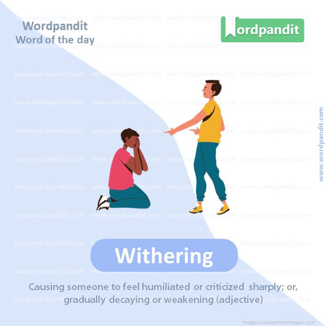 Withering Picture Vocabulary