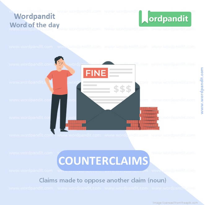 Counterclaims Picture Vocabulary
