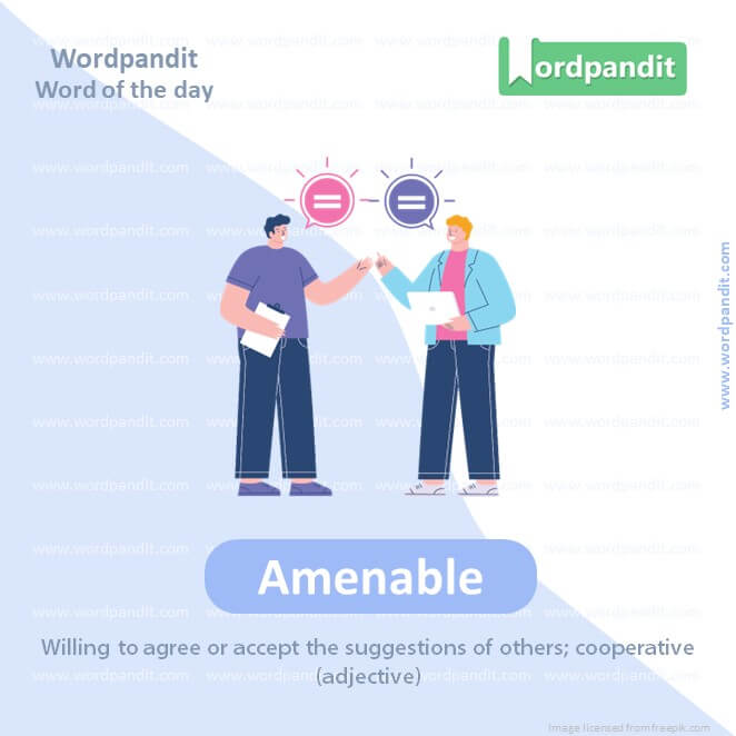 Amenable Picture Vocabulary