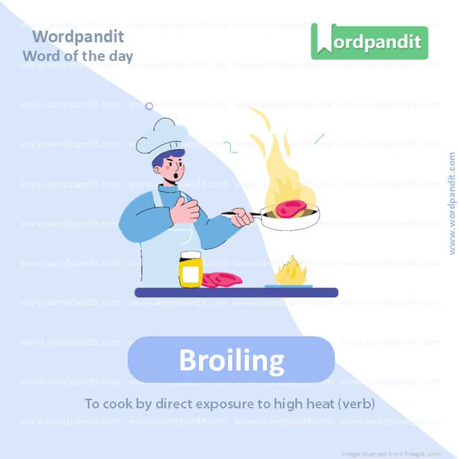 Broiling Picture Vocabulary