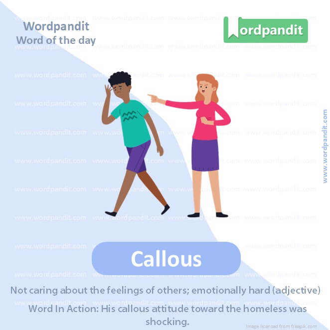 Callous Picture Vocabulary