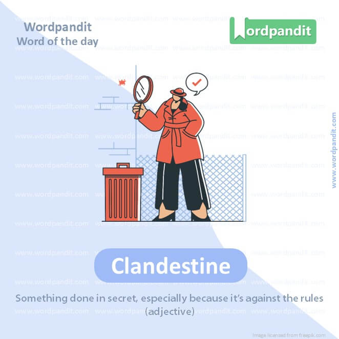 Clandestine Picture Vocabulary