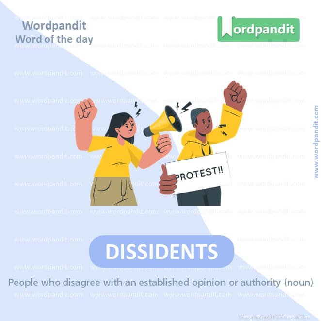 Dissidents Picture Vocabulary