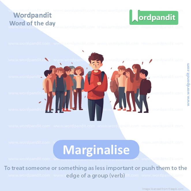 Marginalise Picture Vocabulary