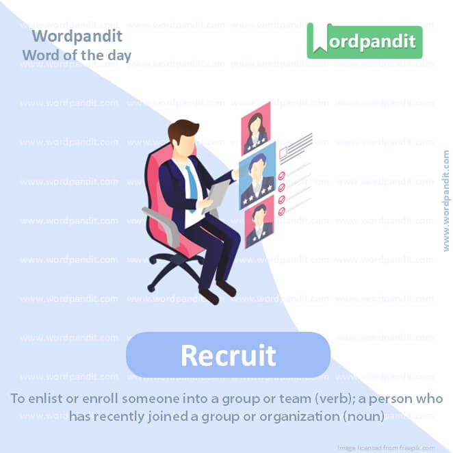 Recruit Picture Vocabulary