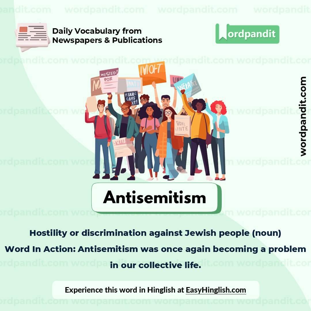 Antisemitism Picture Vocabulary
