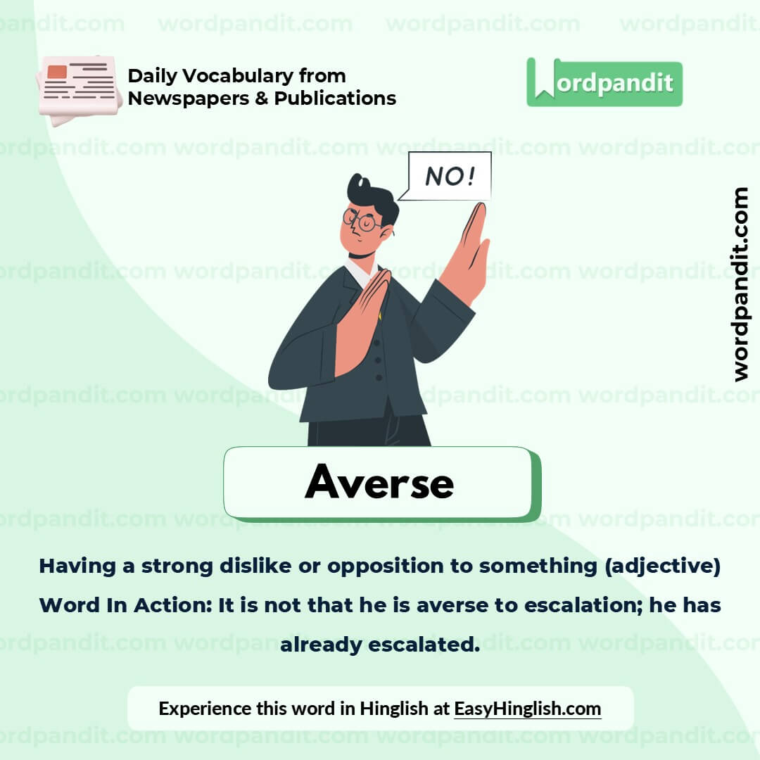 Averse Picture Vocabulary