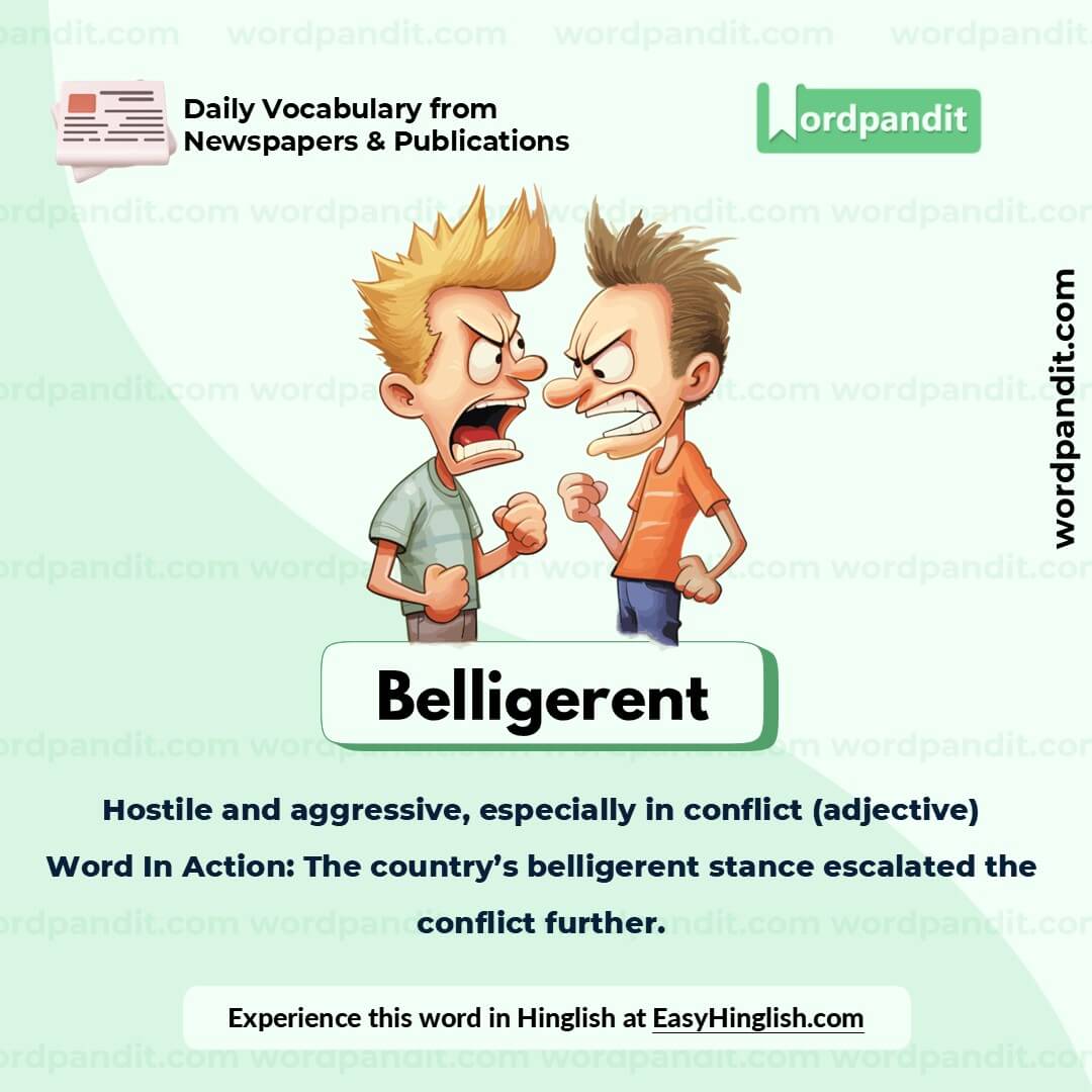 Belligerent Picture Vocabulary